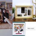 High Quality Creative 11*14 A3 Phone Soild Wood DIY butterfly specimen frame Shadow Box Photo Frame For Souvenir